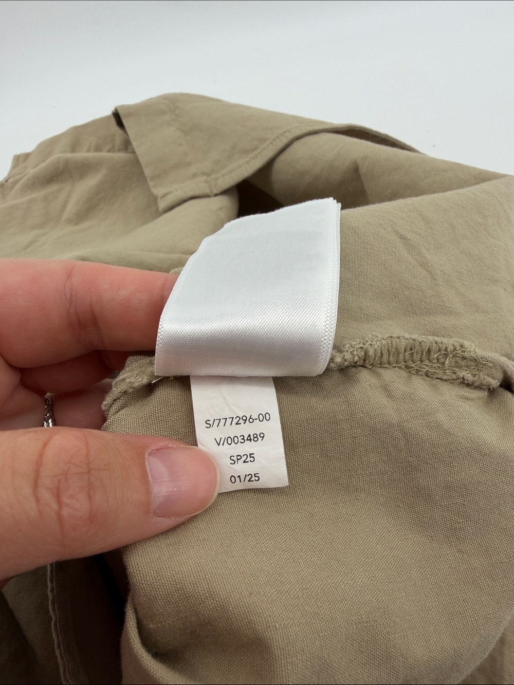 Athleta Paradise Oversized Short Sleeve Top in Tan M A17 - Picture 7 of 7